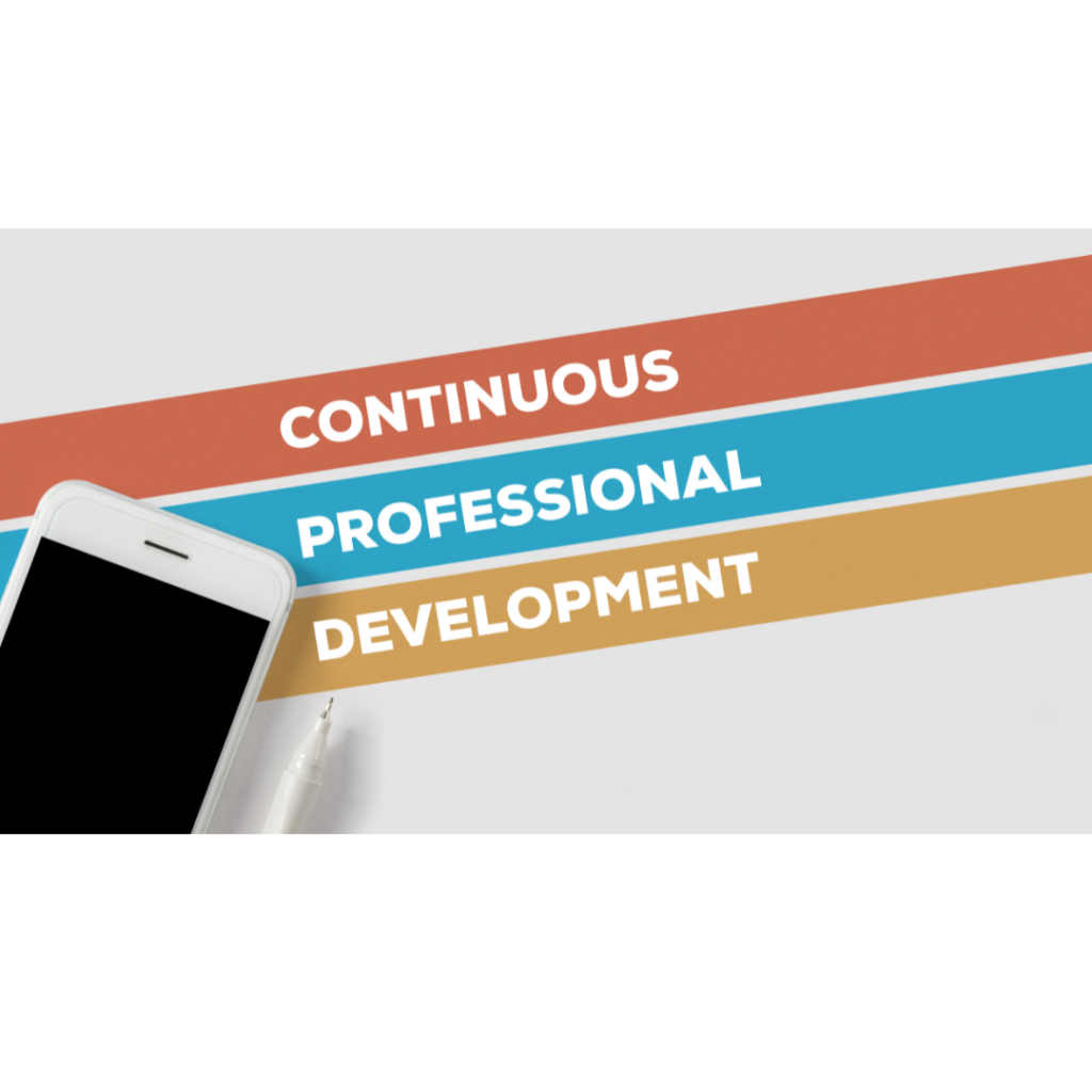 Continuous Professional Development can even be accessed on your phone. 